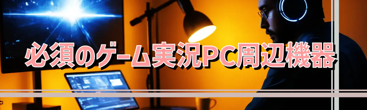 必須のゲーム実況PC周辺機器