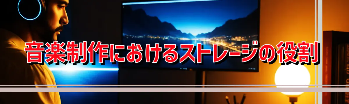 音楽制作におけるストレージの役割