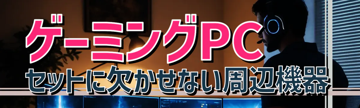 ゲーミングPCセットに欠かせない周辺機器