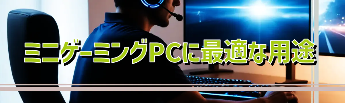 ミニゲーミングPCに最適な用途
