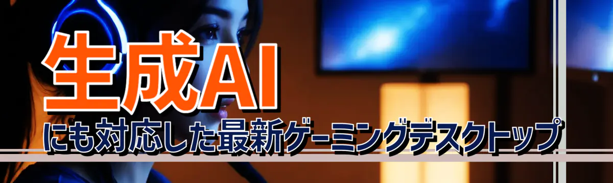 生成AIにも対応した最新ゲーミングデスクトップ