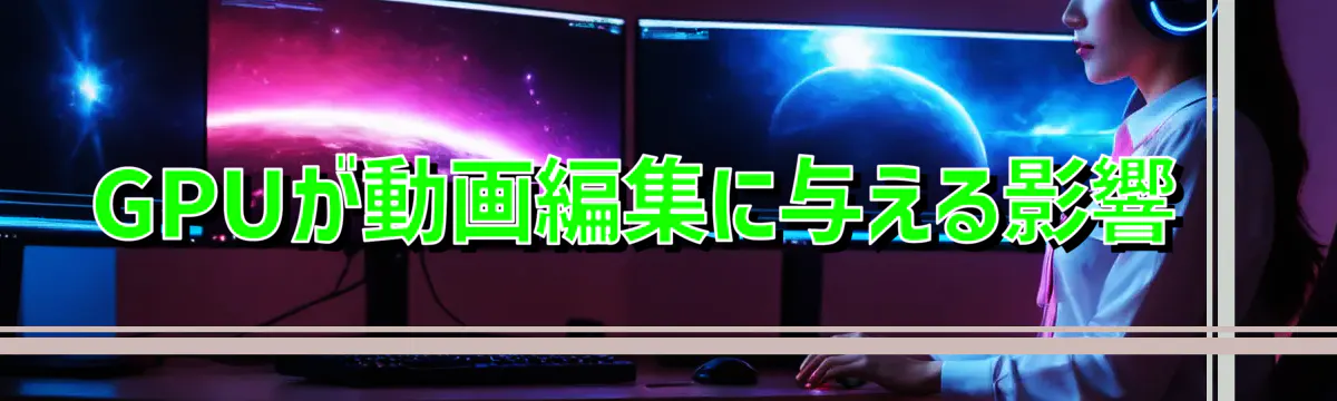 GPUが動画編集に与える影響
