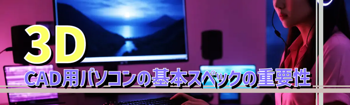 3D CAD用パソコンの基本スペックの重要性