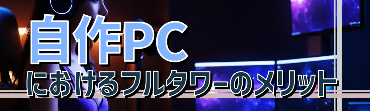 自作PCにおけるフルタワーのメリット
