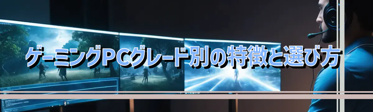 ゲーミングPCグレード別の特徴と選び方