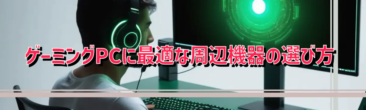 ゲーミングPCに最適な周辺機器の選び方
