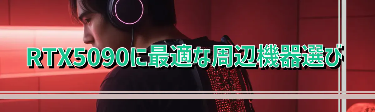 RTX5090に最適な周辺機器選び