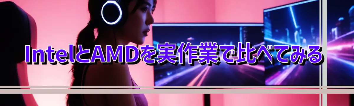IntelとAMDを実作業で比べてみる