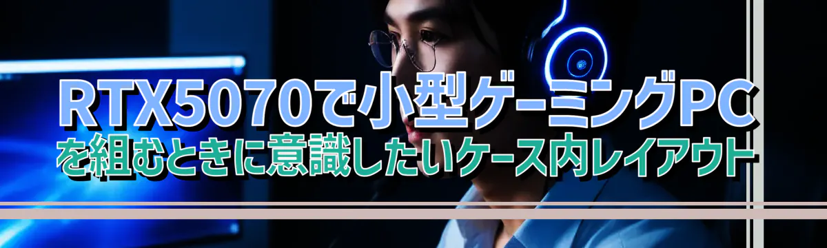 RTX5070で小型ゲーミングPCを組むときに意識したいケース内レイアウト