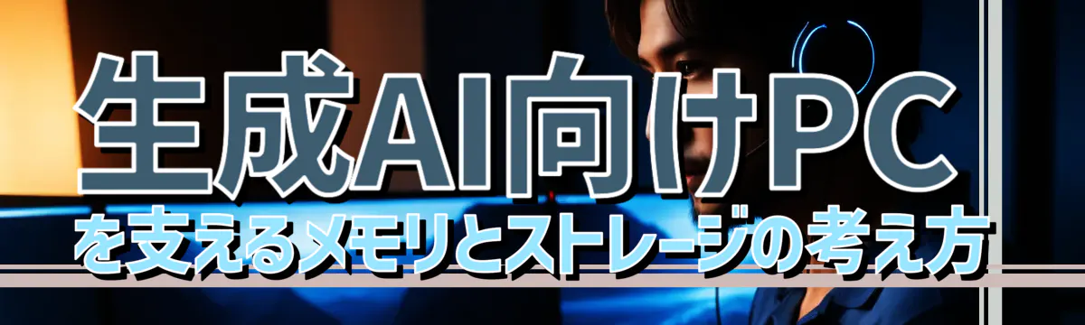 生成AI向けPCを支えるメモリとストレージの考え方