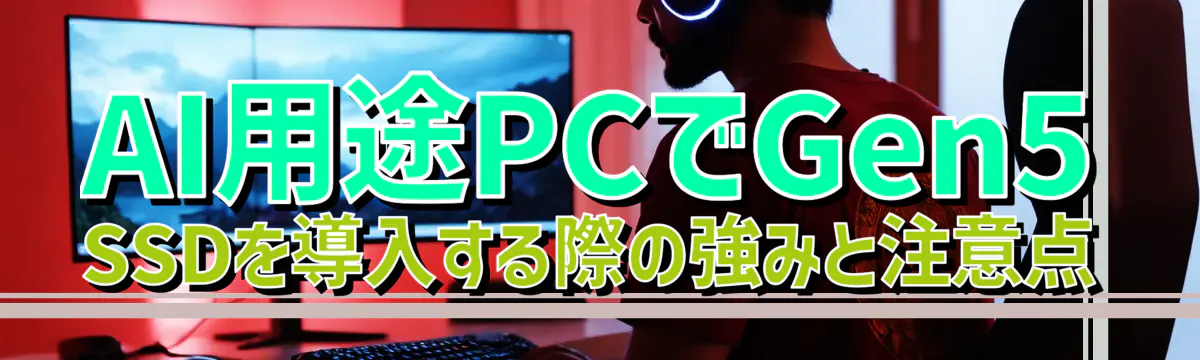 AI用途PCでGen5 SSDを導入する際の強みと注意点