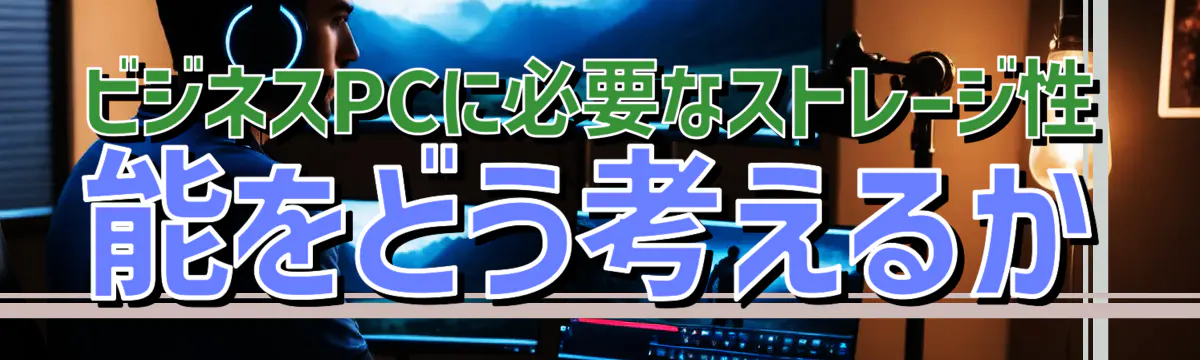 ビジネスPCに必要なストレージ性能をどう考えるか