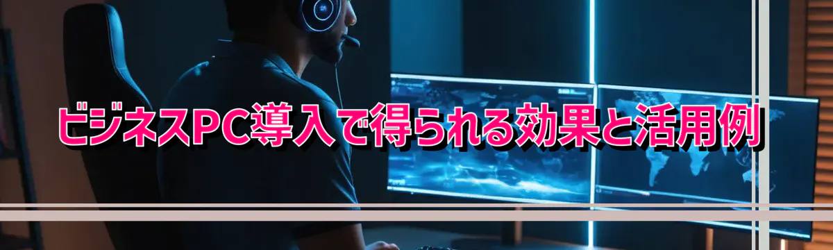 ビジネスPC導入で得られる効果と活用例