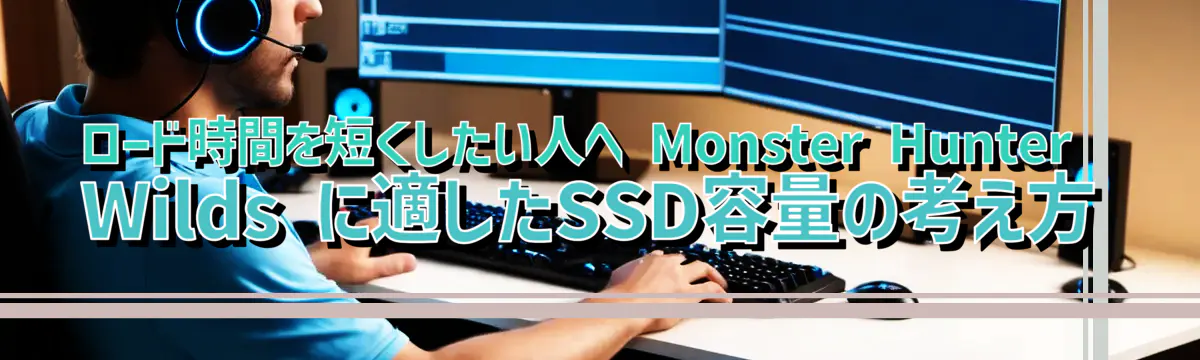 ロード時間を短くしたい人へ Monster Hunter Wilds に適したSSD容量の考え方