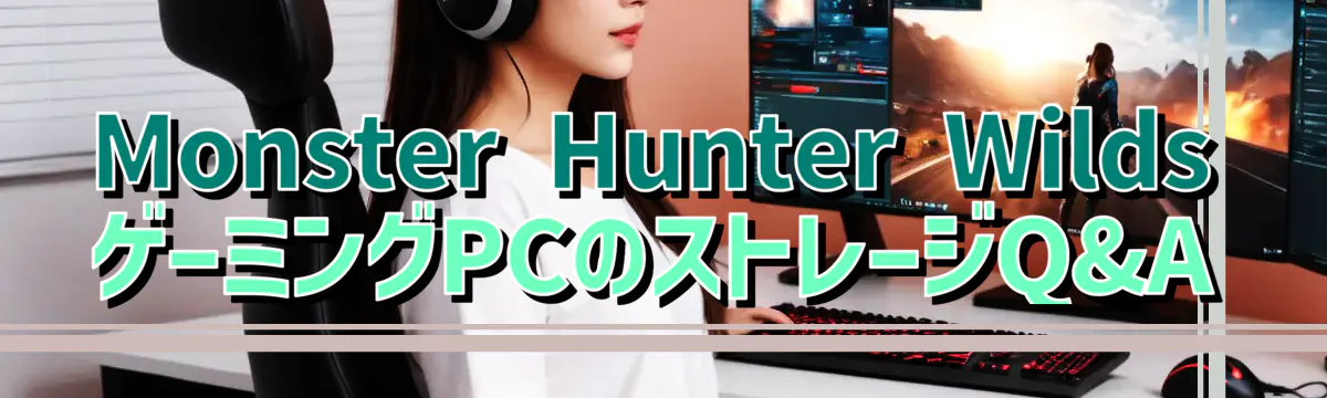 Monster Hunter Wilds ゲーミングPCのストレージQ&A