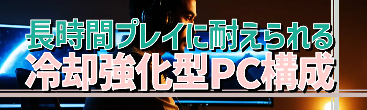 長時間プレイに耐えられる冷却強化型PC構成