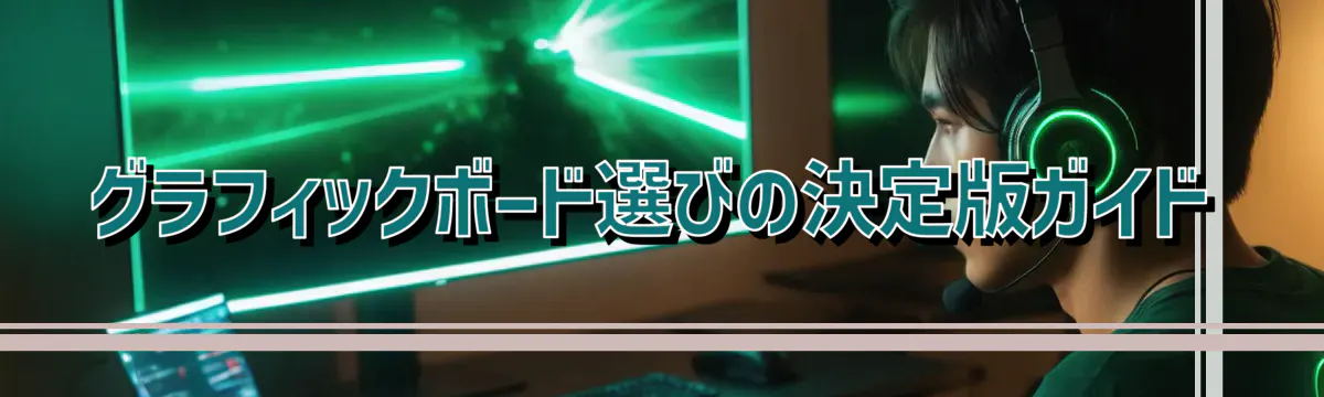 グラフィックボード選びの決定版ガイド