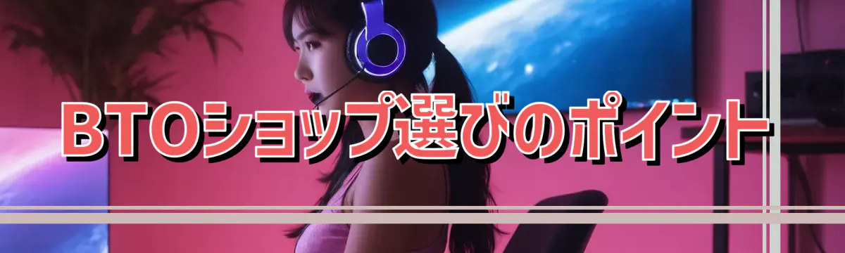 BTOショップ選びのポイント
