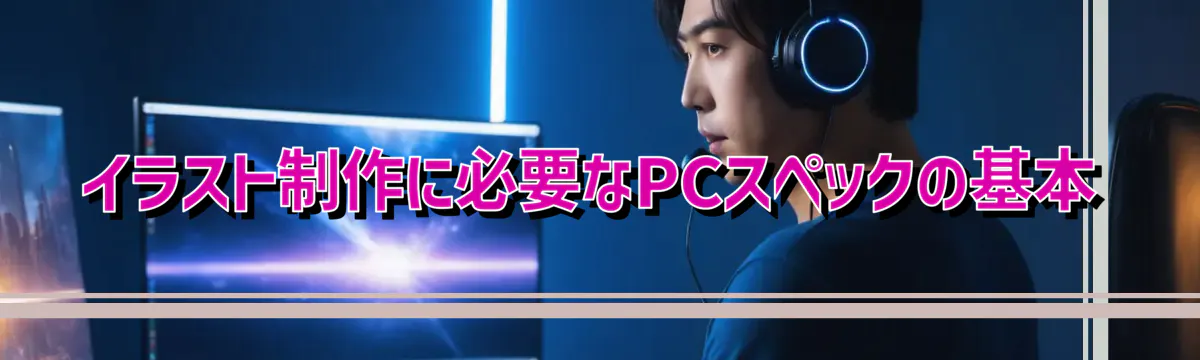 イラスト制作に必要なPCスペックの基本