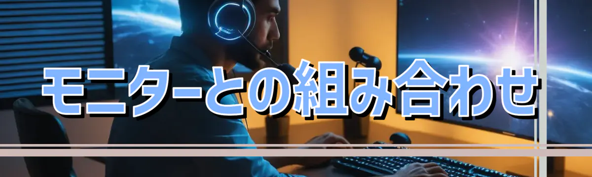 モニターとの組み合わせ