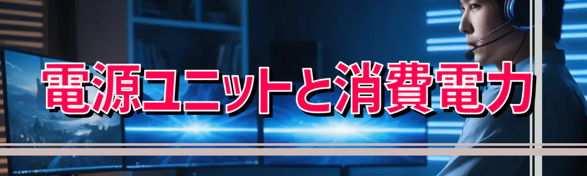 電源ユニットと消費電力