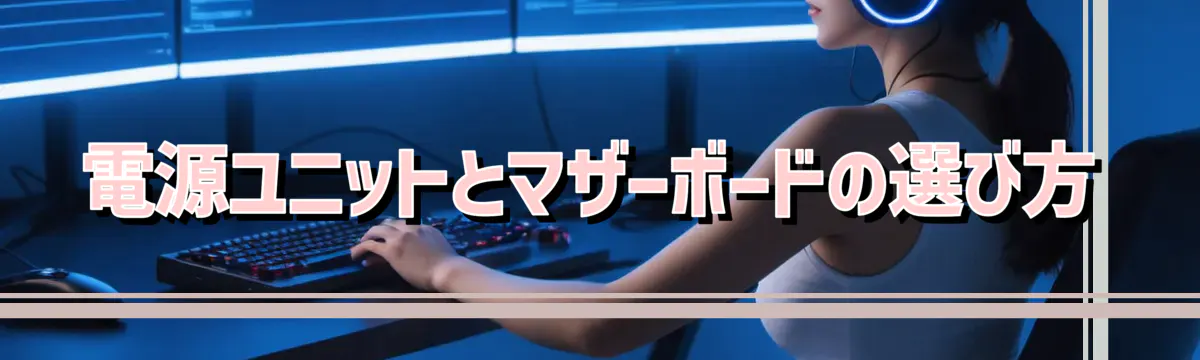 電源ユニットとマザーボードの選び方