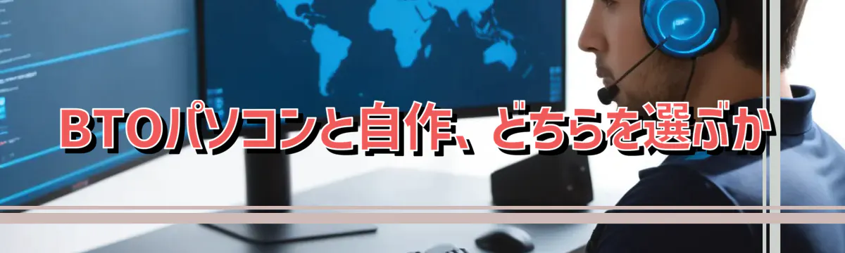 BTOパソコンと自作、どちらを選ぶか