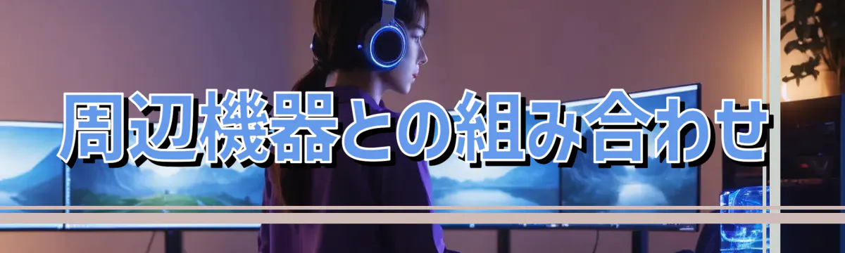 周辺機器との組み合わせ