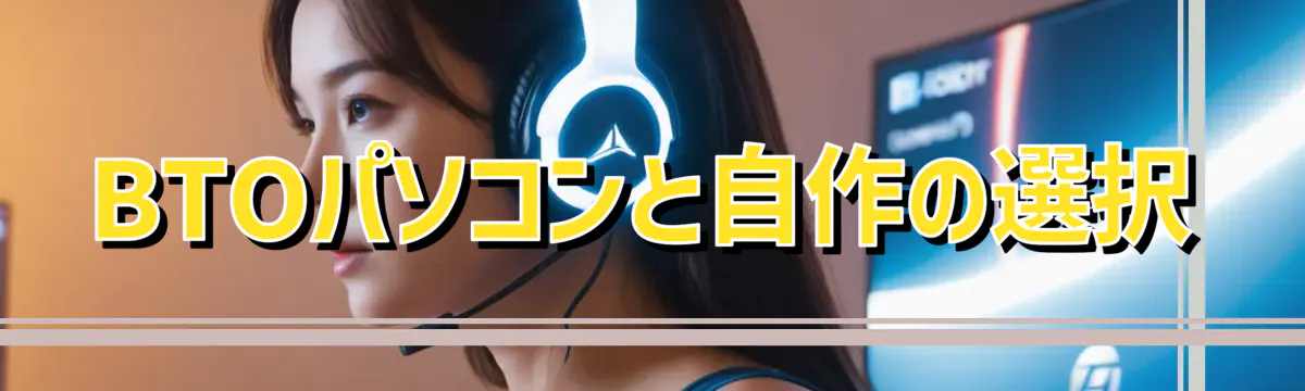 BTOパソコンと自作の選択