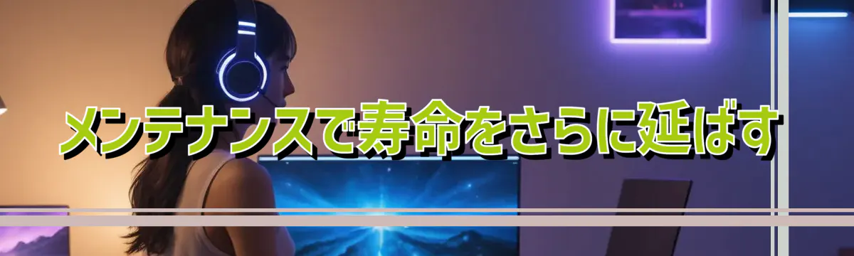 メンテナンスで寿命をさらに延ばす