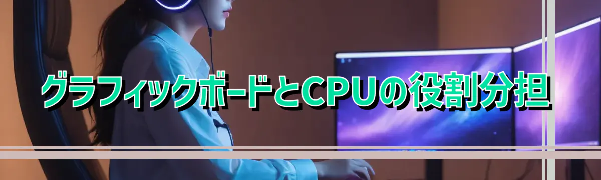 グラフィックボードとCPUの役割分担