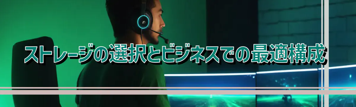 ストレージの選択とビジネスでの最適構成