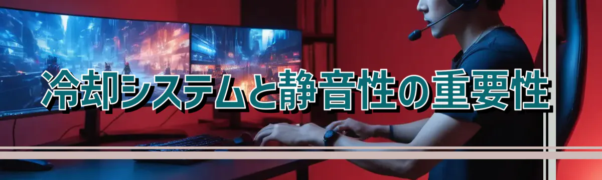 冷却システムと静音性の重要性