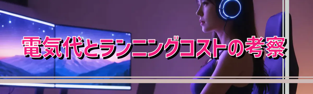 電気代とランニングコストの考察