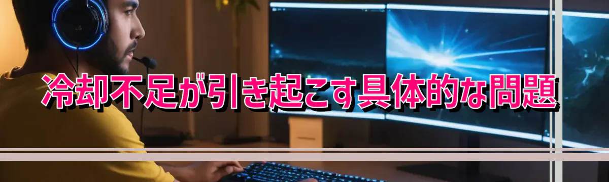 冷却不足が引き起こす具体的な問題
