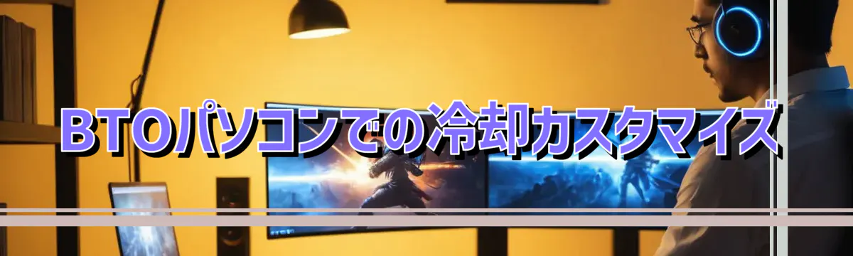 BTOパソコンでの冷却カスタマイズ