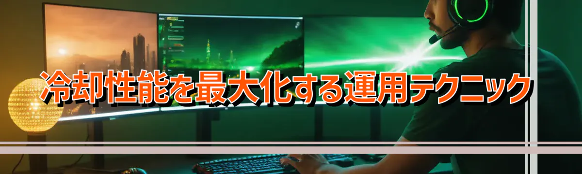 冷却性能を最大化する運用テクニック