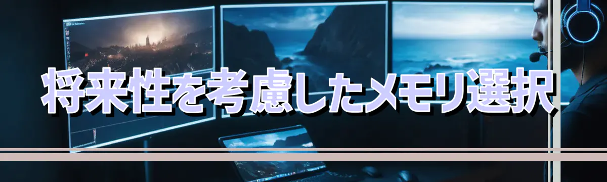 将来性を考慮したメモリ選択