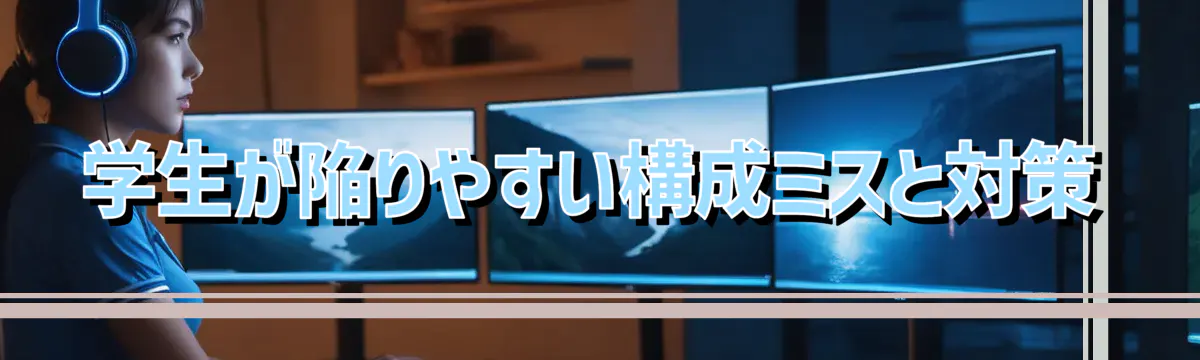 学生が陥りやすい構成ミスと対策