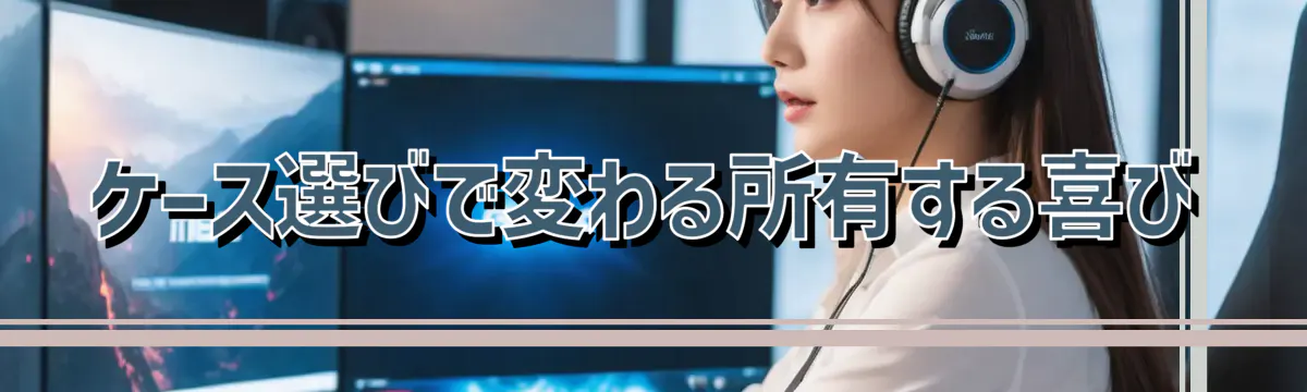ケース選びで変わる所有する喜び