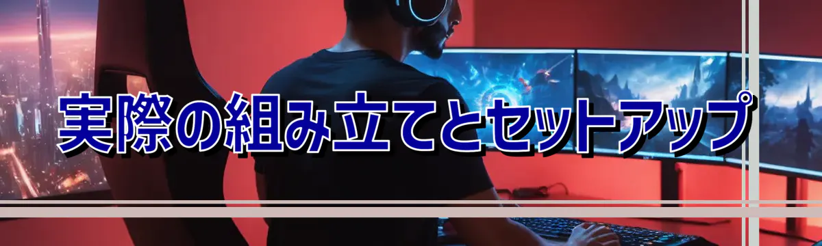 実際の組み立てとセットアップ
