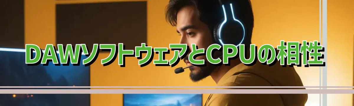 DAWソフトウェアとCPUの相性
