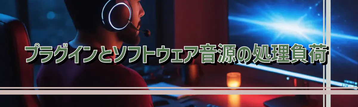 プラグインとソフトウェア音源の処理負荷