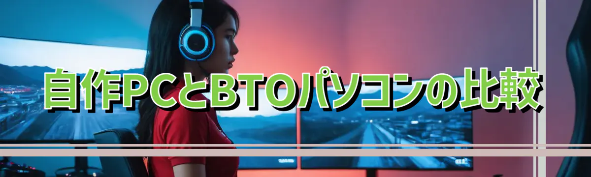 自作PCとBTOパソコンの比較