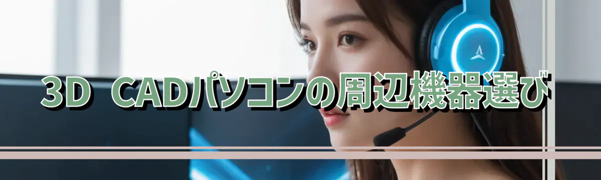 3D CADパソコンの周辺機器選び
