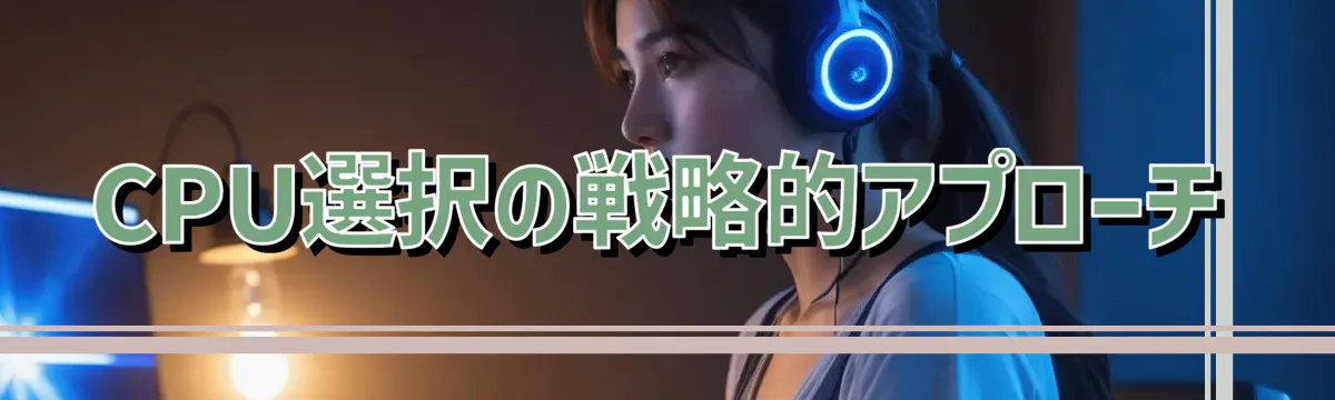CPU選択の戦略的アプローチ