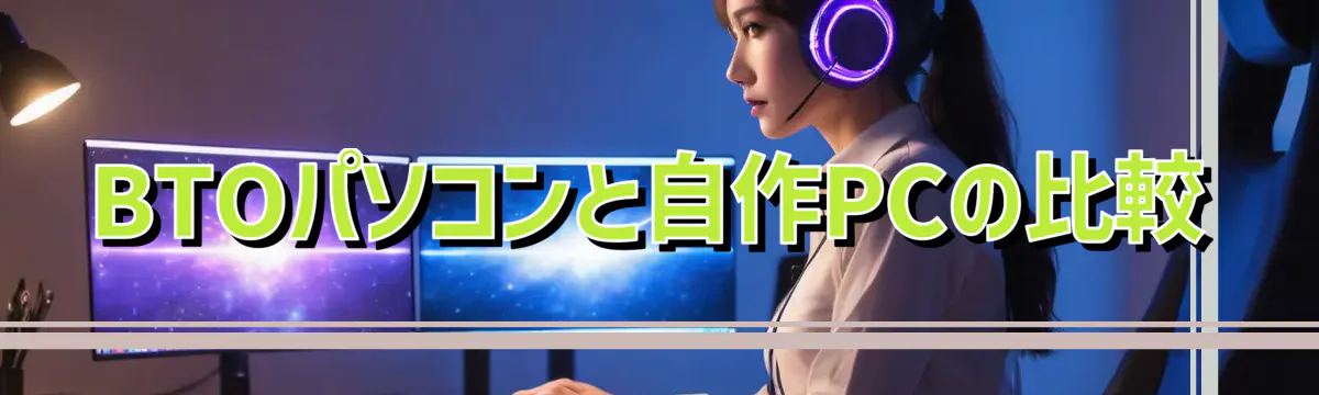 BTOパソコンと自作PCの比較