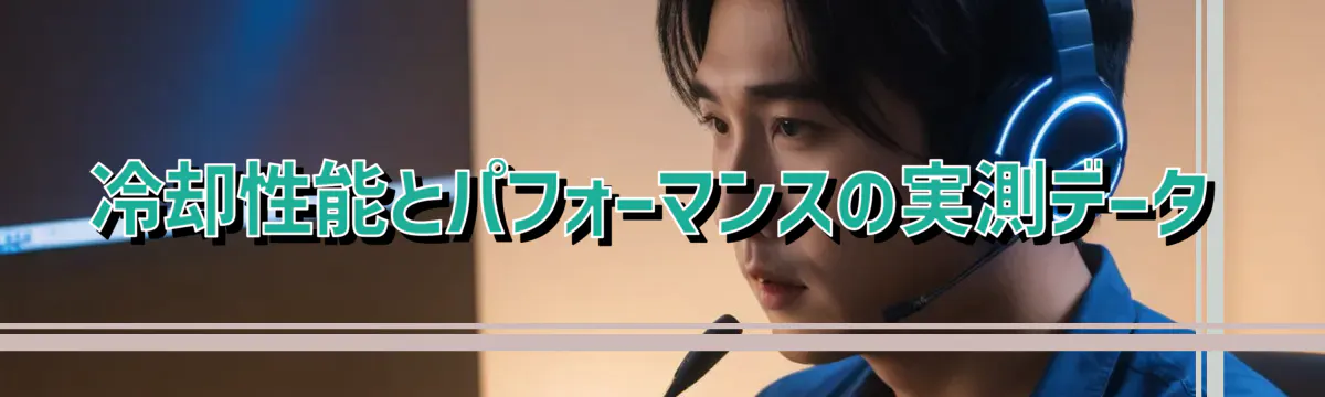 冷却性能とパフォーマンスの実測データ