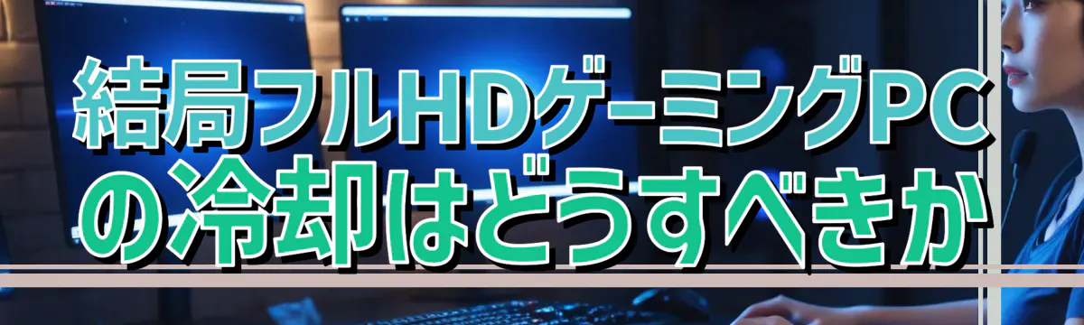 結局フルHDゲーミングPCの冷却はどうすべきか