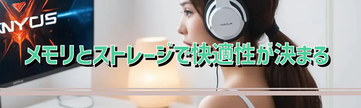 メモリとストレージで快適性が決まる